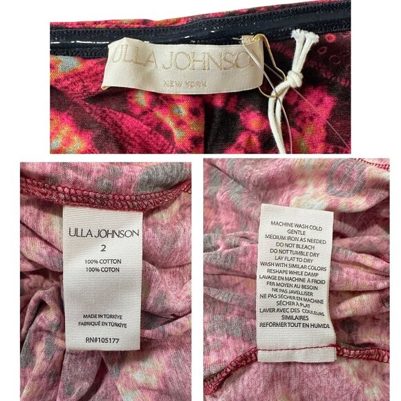 Ulla Johnson Marcella Midi Dress,  Wild‎ Rose, Size 2, New with tag - Picture 5 of 14